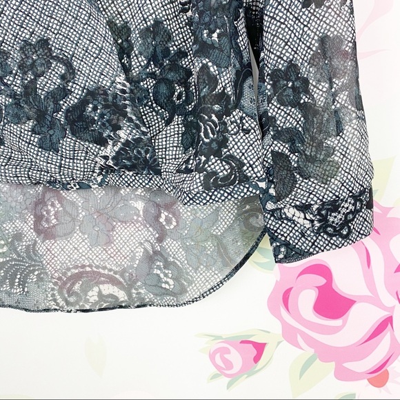 Anthropologie Yoana Baraschi Printed Floral Blouse M - Picture 3 of 7